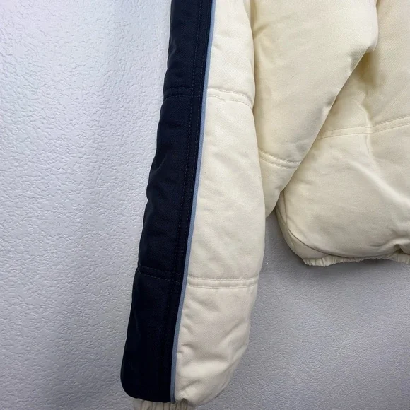 Kool! Italian Puffer Jacket White Milan Designer Winter Women’s Medium EUC - Picture 13 of 16